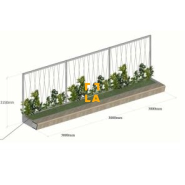 Подпорное озеленение (индивидуальное изготовление)