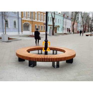 Скамья «Дуга радиусная»